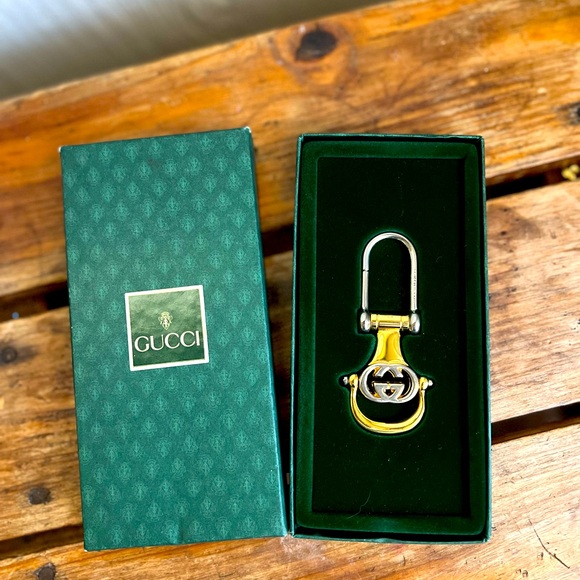 Gucci Vintage Horsebit Keychain NIB - Picture 1 of 5